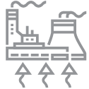 A graphic of a geothermal plant