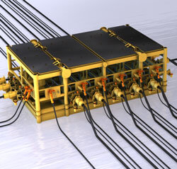A 3D model of a subsea manifold