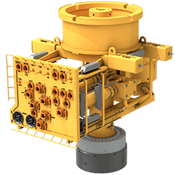 A 3D model of the DualBore Vertical Subsea Tree