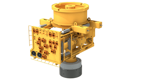 A 3D model of the DualBore Vertical Subsea Tree