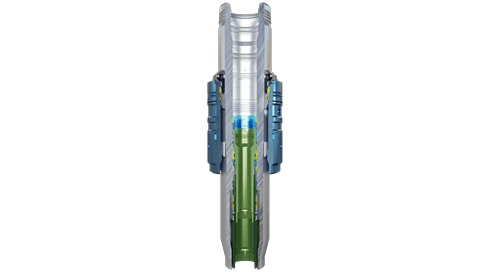 A 3D model of Dril-Quip's Dril-Thru™ RLDe™ Subsea Wellhead